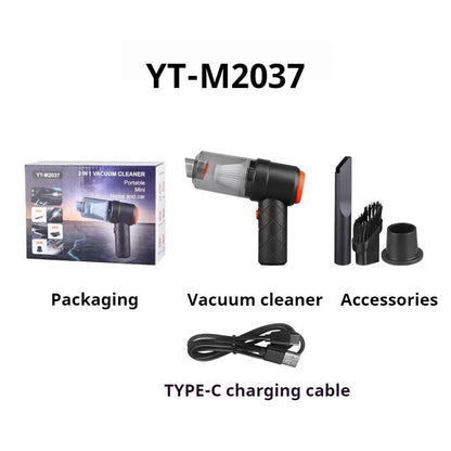 READY STOCK! 2 in 1 /4 in 1 /6 in 1 Mini Wireless Car Vacuum Strong Suction & Blow Cordless Mini Vacuum Cleaner 无线车载吸尘器
