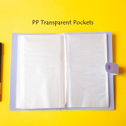 【READY STOCK】Portable 50 Sheets Multipurpose Paper Money Currency Storage Book Album 紙幣收藏册