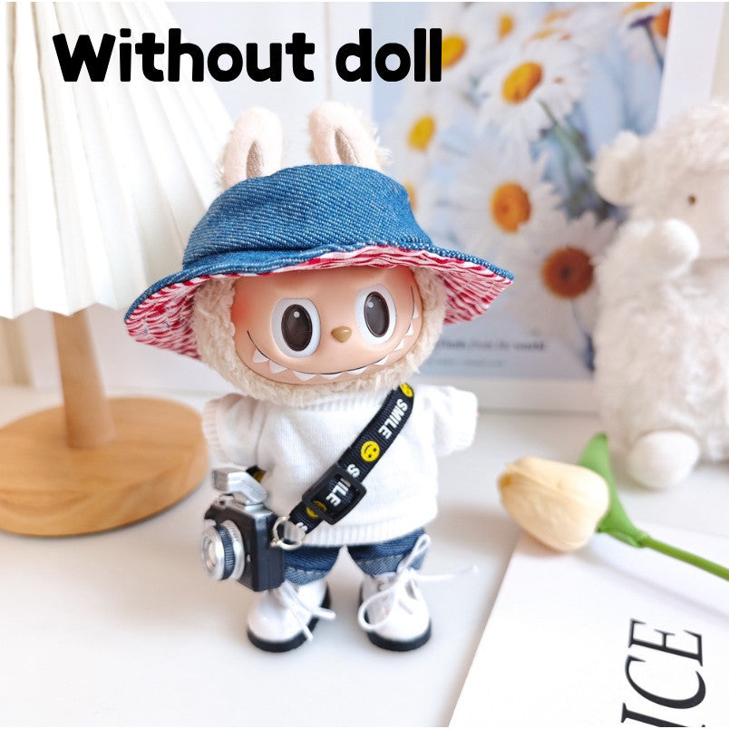【Ready Stock】 LABUBU The  Exciting Macaroon / Sitting Posture Party Doll Clothes Accessories Set Not Original 拉布布配件