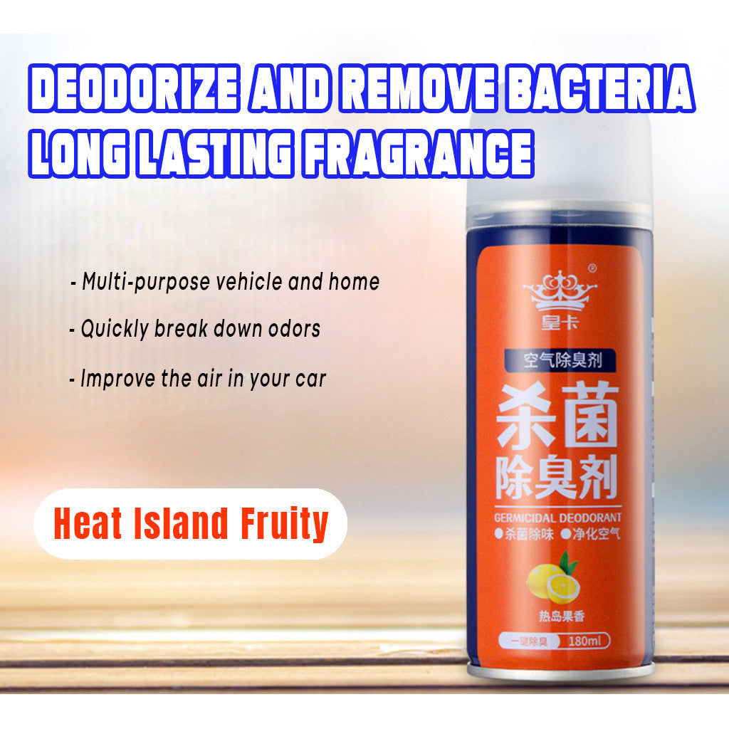 READY STOCK Car Air Freshener Self-Spray / Car Interior Antibacterial Deodorant 180ml/100ml 车用空气清新喷雾