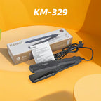 READY STOCK Kemei Km-329 Iron Ceramic Hair Straightener Styling Tools Machine Original Professional For Anion Care 离子直发器