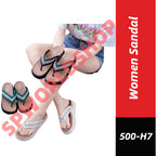 (READYSTOCK) Flip-Flops women's  wear summer fashion flat non-slip bottom Internet celebrity new  sandals 500-H7