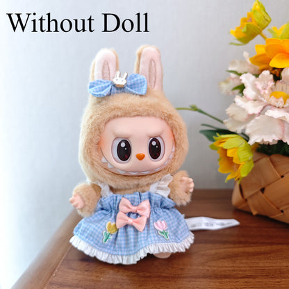 【Ready Stock】 LABUBU The  Exciting Macaroon / Sitting Posture Party Doll Clothes Accessories Set Not Original 拉布布配件
