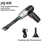 READY STOCK! 2 in 1 /4 in 1 /6 in 1 Mini Wireless Car Vacuum Strong Suction & Blow Cordless Mini Vacuum Cleaner 无线车载吸尘器
