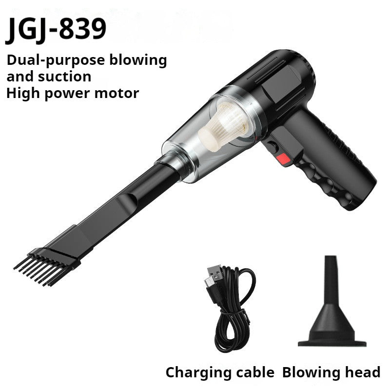 READY STOCK! 2 in 1 /4 in 1 /6 in 1 Mini Wireless Car Vacuum Strong Suction & Blow Cordless Mini Vacuum Cleaner 无线车载吸尘器