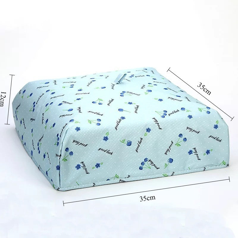 [READY STOCK] Foldable Aluminum Foil Food Cover | Insulated Heat Retaining Dish Cover Penutup Makanan 折叠式隔热菜盖