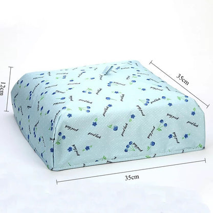 [READY STOCK] Foldable Aluminum Foil Food Cover | Insulated Heat Retaining Dish Cover Penutup Makanan 折叠式隔热菜盖