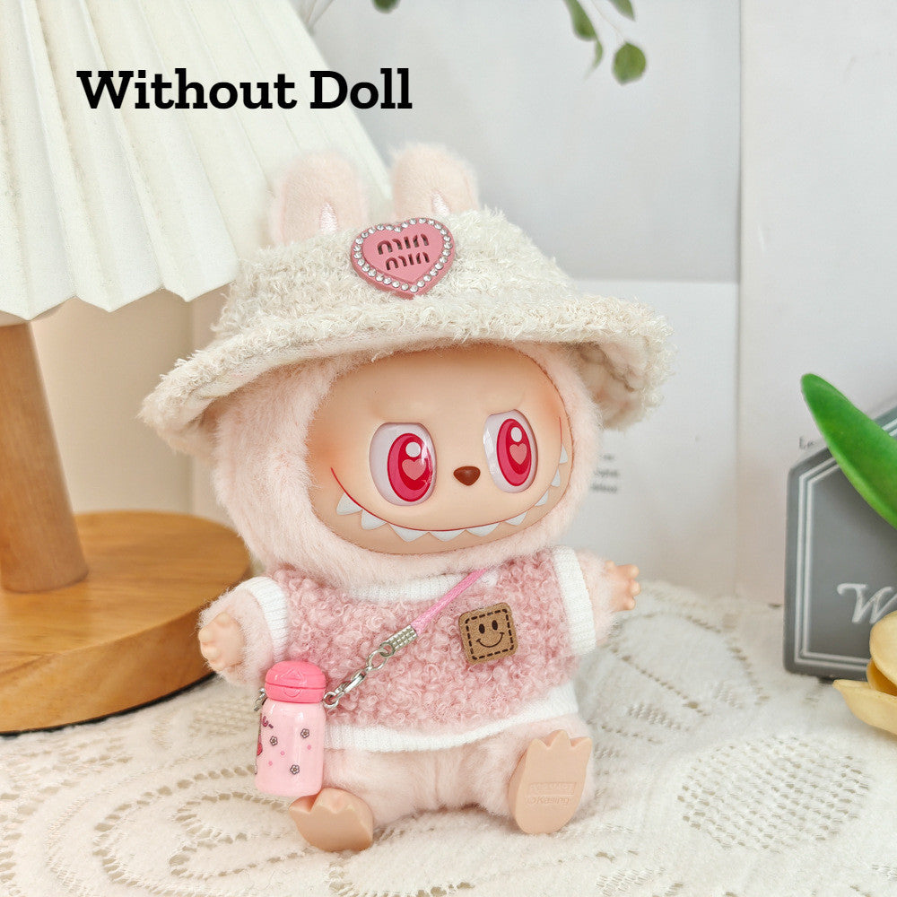 【Ready Stock】 LABUBU The  Exciting Macaroon / Sitting Posture Party Doll Clothes Accessories Set Not Original 拉布布配件