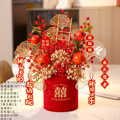 2025 Snake Year Fu Bucket DIY Material Package New Year Decoration Supplies 2025蛇年福桶diy材料包新年装饰布置用品抱抱桶乔迁之喜摆件