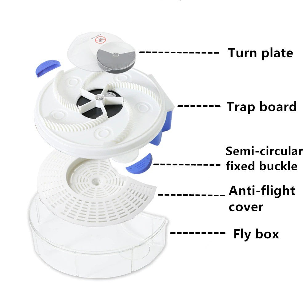 Insect Traps Automatic Fly Trap USB Perangkap Lalat Electric USB Automatic Flycatcher Fly Trap Pest Control 高效灭蝇神器