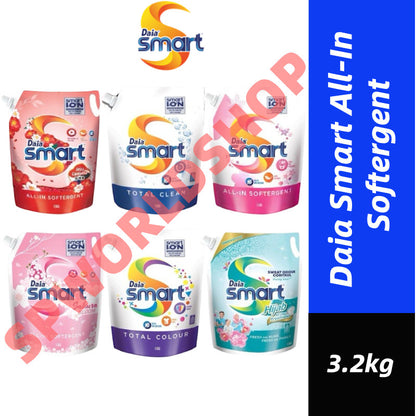 READY STOCK!!! Daia Smart All-In Softergent (3.2kg)