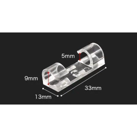 [READY STOCK] 20Pcs Cable Organizer Clips Desktop Wire USB Management Cord Holder Klip Pengurus Kabel USB充电线/数据线管理固定扣