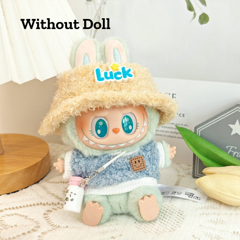 【Ready Stock】 LABUBU The  Exciting Macaroon / Sitting Posture Party Doll Clothes Accessories Set Not Original 拉布布配件