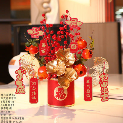 2025 Snake Year Fu Bucket DIY Material Package New Year Decoration Supplies 2025蛇年福桶diy材料包新年装饰布置用品抱抱桶乔迁之喜摆件