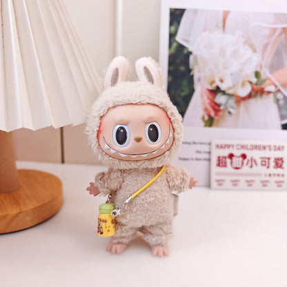 【Ready Stock】 LABUBU The  Exciting Macaroon / Sitting Posture Party Doll Clothes Accessories Set Not Original 拉布布配件