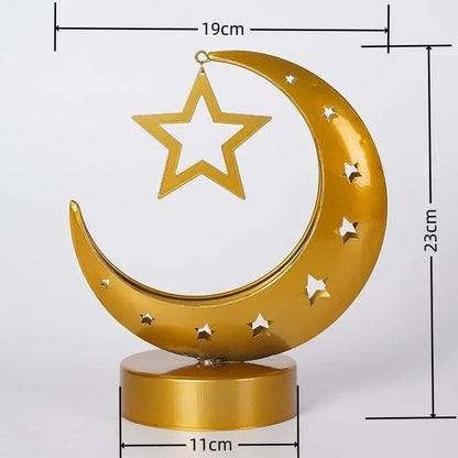 New Wrought Iron Middle East Festival Decorative Light, Moon Light, Castle Light, Middle East Lent Ornament Light