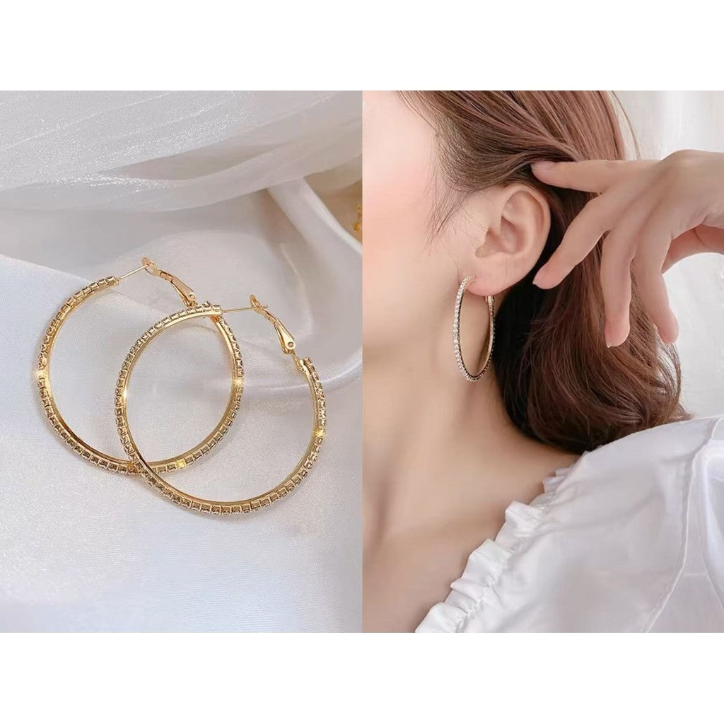 【Ready Stock】 Korean Fashion Women Earring Sliver 925 Needle Elegant Fashion Pearl Drop Earrings-ERB 韩版时尚 925银针珍珠耳环
