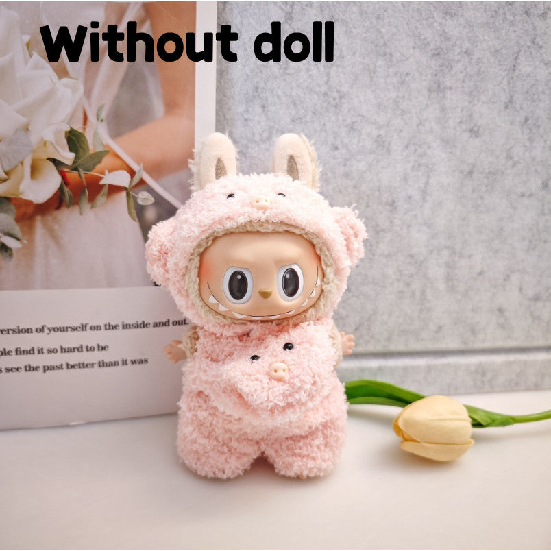 【Ready Stock】 LABUBU The  Exciting Macaroon / Sitting Posture Party Doll Clothes Accessories Set Not Original 拉布布配件