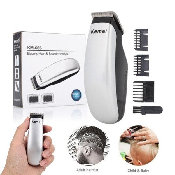 Kemei KM-666 Baby Silent Trimmer Hair Clipper Baby Hair Cutting Professional Electric Baby Hairdressing Clipp 婴儿理发器