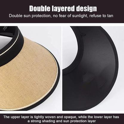 READY STOCK Ice silk Sun Protection Beach Cap For Women Summer Outdoor Foldable Can Be Stored Sun Hat 夏季防晒遮阳冰丝帽