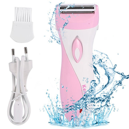 KEMEI Women's Shaver Epilator Electric Rechargeable Lady Shaving Trimmer Hair Removal KM-3018 女士电动剃毛器
