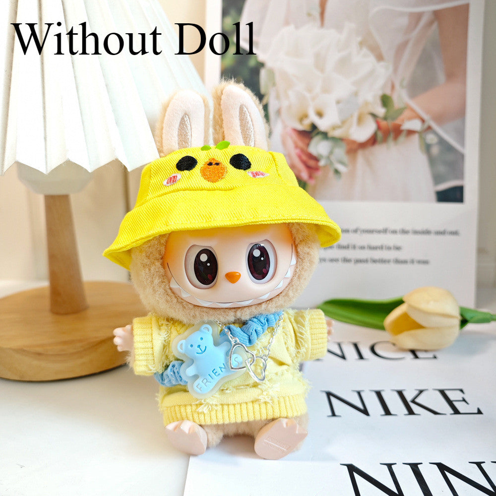 【Ready Stock】 LABUBU The  Exciting Macaroon / Sitting Posture Party Doll Clothes Accessories Set Not Original 拉布布配件