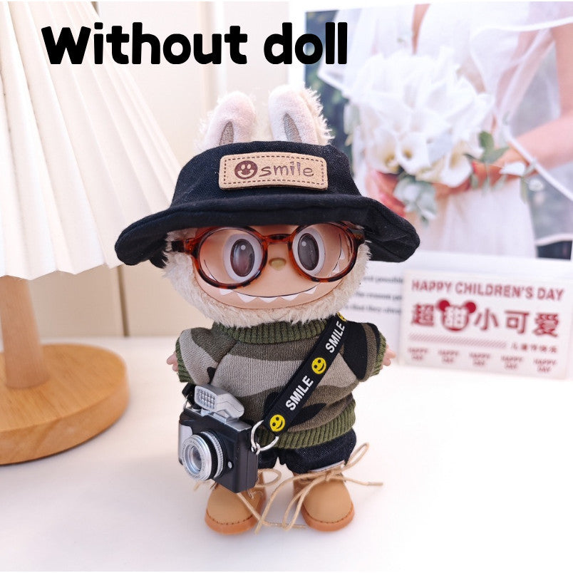 【Ready Stock】 LABUBU The  Exciting Macaroon / Sitting Posture Party Doll Clothes Accessories Set Not Original 拉布布配件