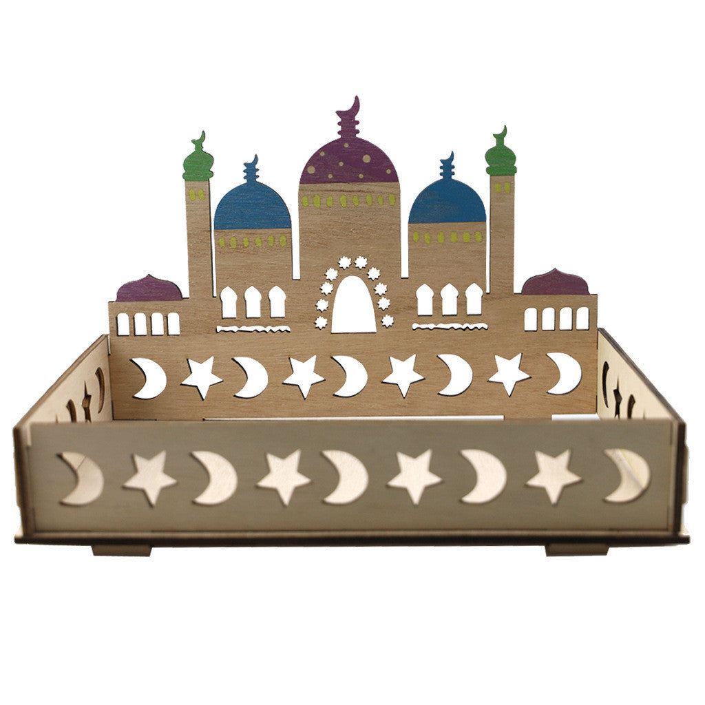 Wooden Pendant EID Mubarak 2025 Ramadan Decoration For Home Kareem Ramadan And Eid Decor Eid AL Adha Islamic Muslim