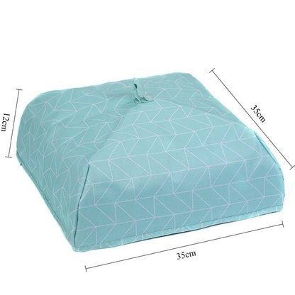[READY STOCK] Foldable Aluminum Foil Food Cover | Insulated Heat Retaining Dish Cover Penutup Makanan 折叠式隔热菜盖