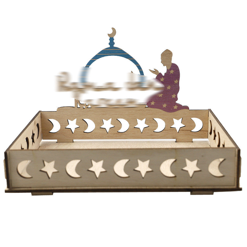 Wooden Pendant EID Mubarak 2025 Ramadan Decoration For Home Kareem Ramadan And Eid Decor Eid AL Adha Islamic Muslim