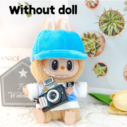 【Ready Stock】 LABUBU The  Exciting Macaroon / Sitting Posture Party Doll Clothes Accessories Set Not Original 拉布布配件