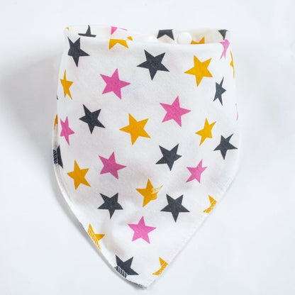 READY STOCK!!!Baby Kids Triangle Towel Baby Cotton Toddler Towel Baby Bib With Button Bibik Bayi 343
