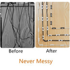 [READY STOCK] 20Pcs Cable Organizer Clips Desktop Wire USB Management Cord Holder Klip Pengurus Kabel USB充电线/数据线管理固定扣