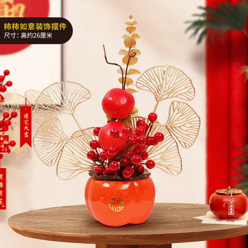 2025 New Year's Blessing Barrel Decoration Spring Festival Decoration Supplies 2025蛇年福桶新年装饰春节布置用品