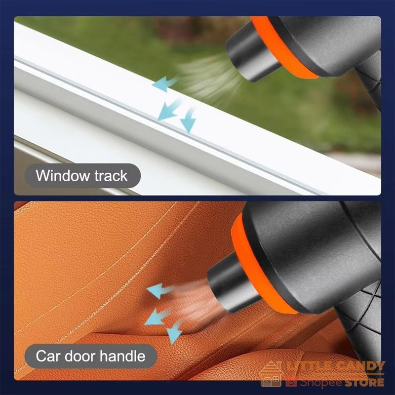 READY STOCK! 2 in 1 /4 in 1 /6 in 1 Mini Wireless Car Vacuum Strong Suction & Blow Cordless Mini Vacuum Cleaner 无线车载吸尘器