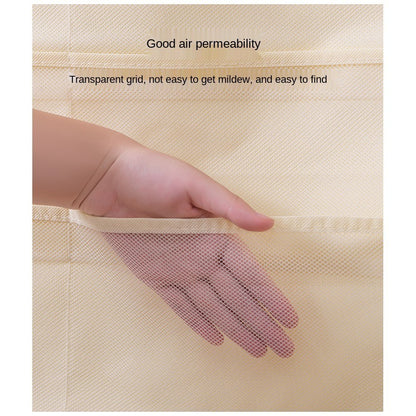 【READY STOCK】Double-Sided Hanging Bra Storage Bag | Wall-Mounted Underwear Organizer 内衣袜子收纳挂袋
