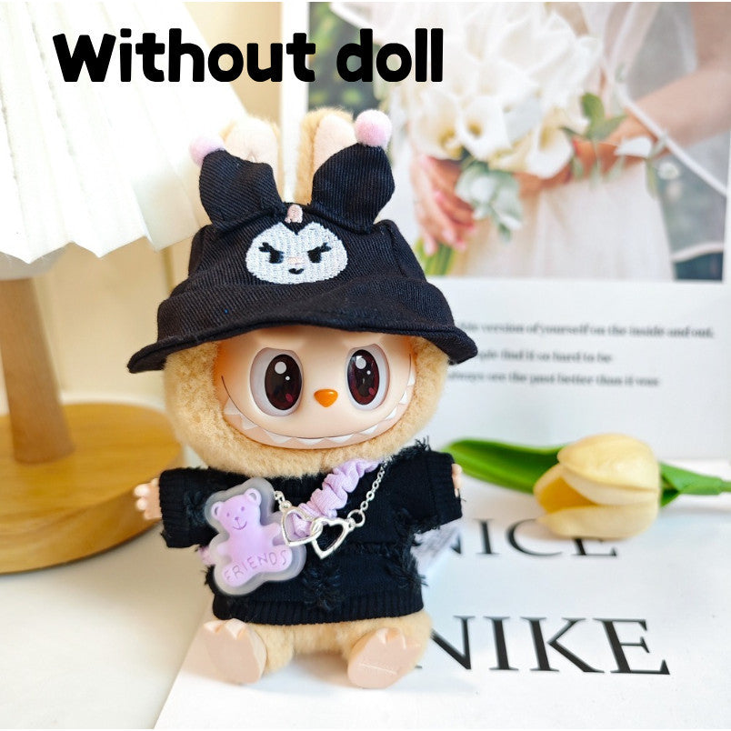 【Ready Stock】 LABUBU The  Exciting Macaroon / Sitting Posture Party Doll Clothes Accessories Set Not Original 拉布布配件