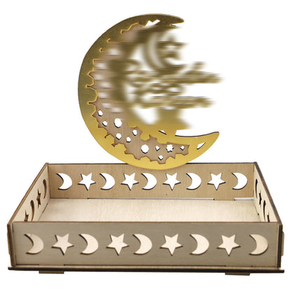 Wooden Pendant EID Mubarak 2025 Ramadan Decoration For Home Kareem Ramadan And Eid Decor Eid AL Adha Islamic Muslim