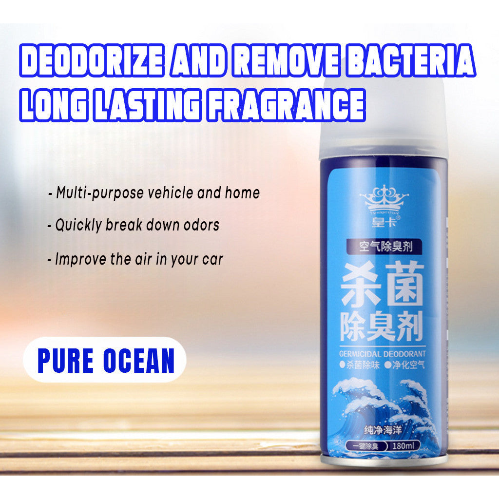 READY STOCK Car Air Freshener Self-Spray / Car Interior Antibacterial Deodorant 180ml/100ml 车用空气清新喷雾
