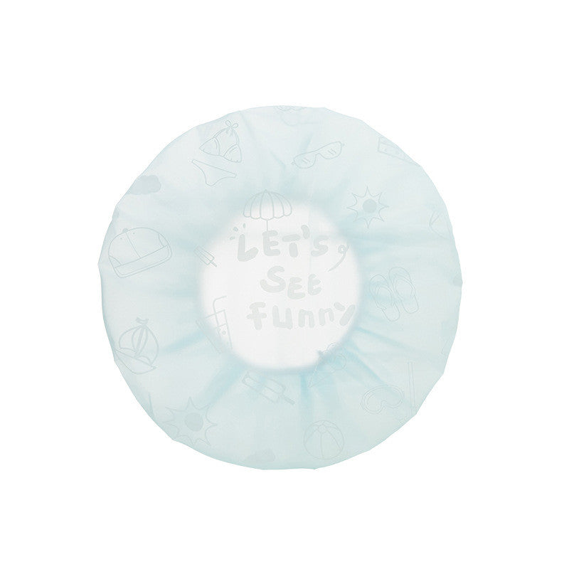 REDAY STOCK!!! Waterproof Bathing Cap Cartoon PVC Comfortable Wear Thicken Shower Cap for Bathroom 卡通加厚浴室防水浴帽