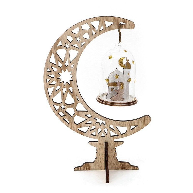 Wooden Moon Lantern Ornaments, Handicrafts, Home Decorations, Craft Gifts And Decorations
