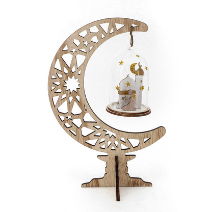 Wooden Moon Lantern Ornaments, Handicrafts, Home Decorations, Craft Gifts And Decorations
