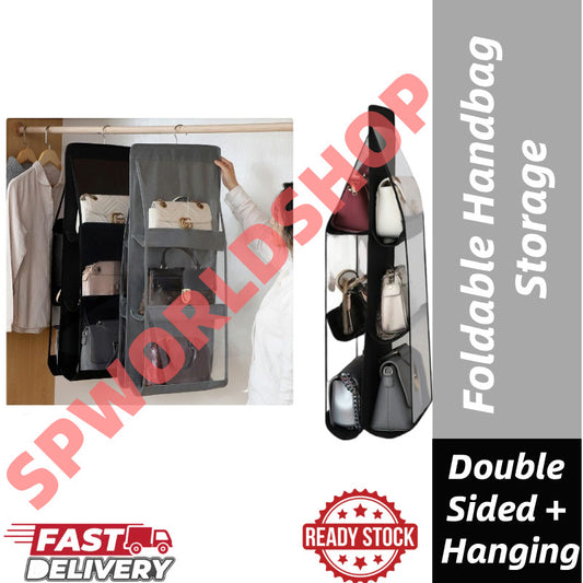 [READY STOCK] Non-Woven Dustproof Hanging Wardrobe Bag Storage with Steel Hanger Beg Penyimpan Anti-Habuk 防尘收纳袋