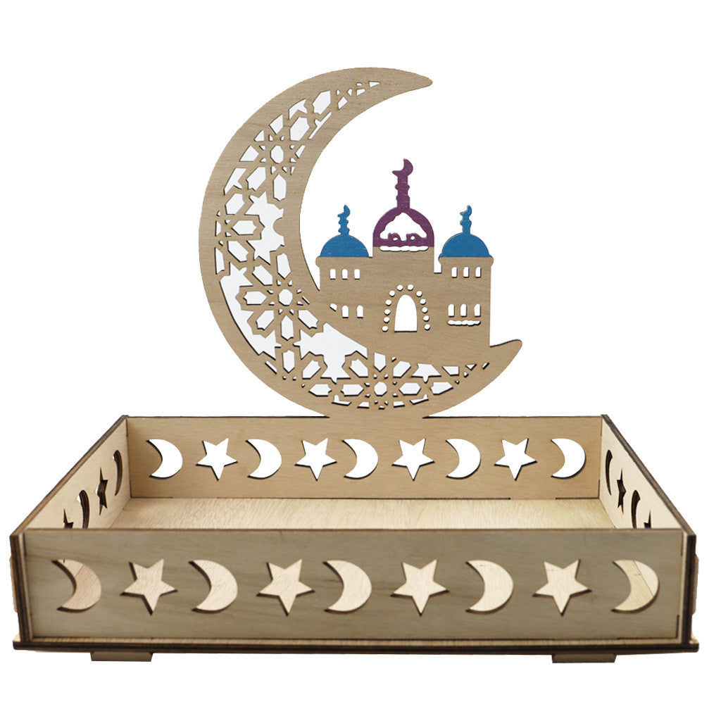 Wooden Pendant EID Mubarak 2025 Ramadan Decoration For Home Kareem Ramadan And Eid Decor Eid AL Adha Islamic Muslim