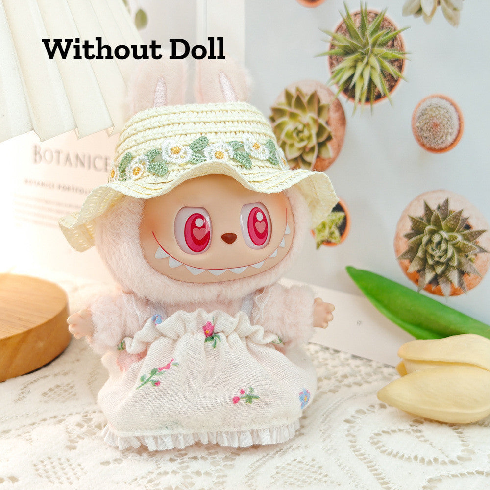 【Ready Stock】 LABUBU The  Exciting Macaroon / Sitting Posture Party Doll Clothes Accessories Set Not Original 拉布布配件