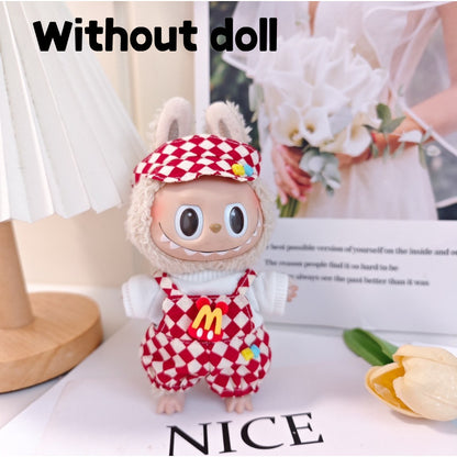 【Ready Stock】 LABUBU The  Exciting Macaroon / Sitting Posture Party Doll Clothes Accessories Set Not Original 拉布布配件