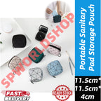 【READY STOCK】Portable Sanitary Pad Storage Pouch｜Cute Period Organizer Bag for Women 便携卫生巾收纳包