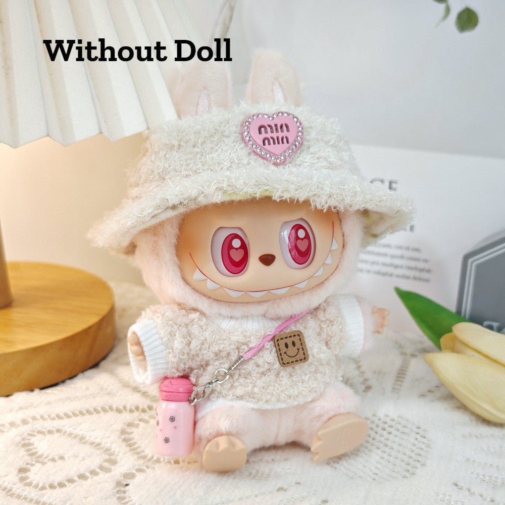 【Ready Stock】 LABUBU The  Exciting Macaroon / Sitting Posture Party Doll Clothes Accessories Set Not Original 拉布布配件
