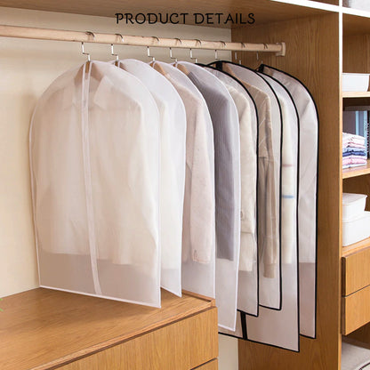 READY STOCK! Clothes Dust Cover Garment Bag Plastic Clothes Blazer Bag suit coat cloth cover 衣物防尘罩