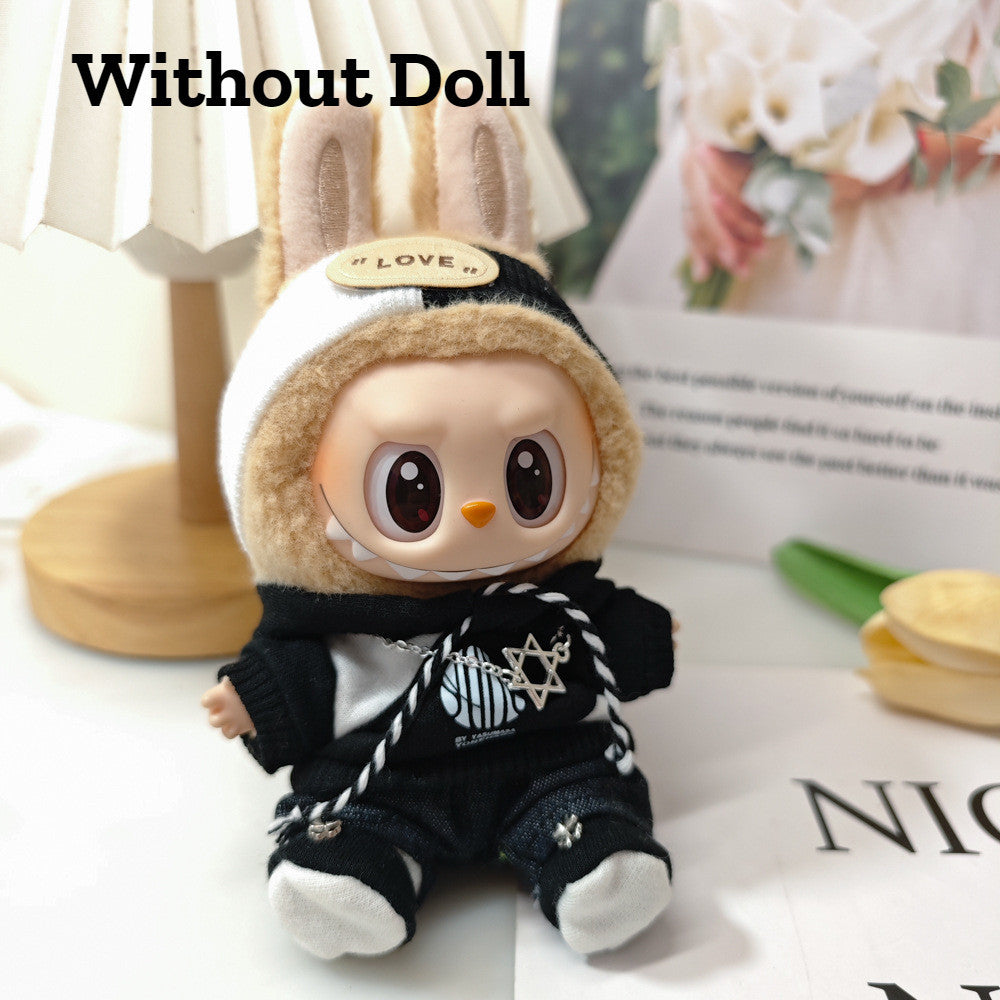【Ready Stock】 LABUBU The  Exciting Macaroon / Sitting Posture Party Doll Clothes Accessories Set Not Original 拉布布配件